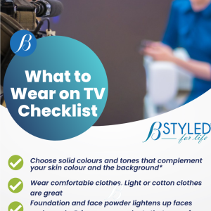 What to Wear on TV Checklist